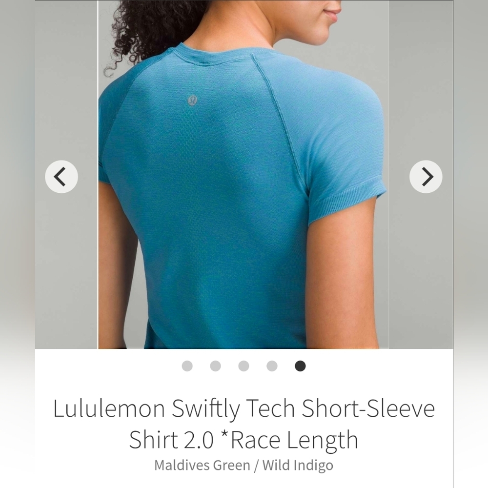 Lululemon Swiftly Tech 2.0 Short Sleeve Top Race Length
